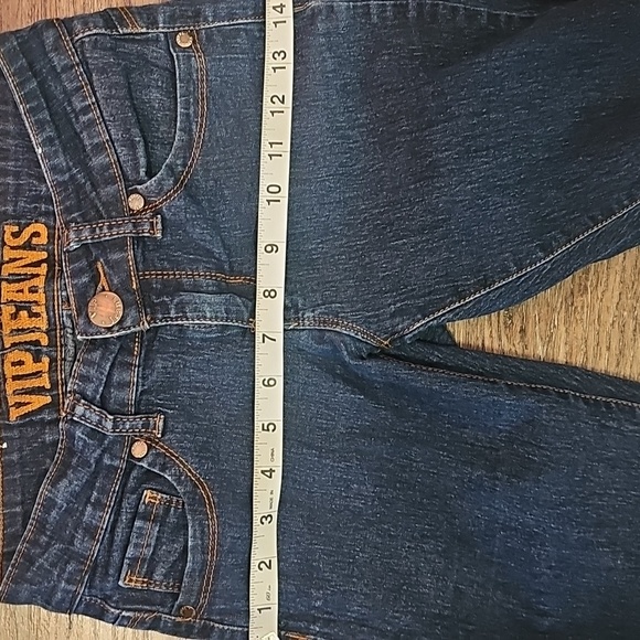 Women's, Blue, Skinny, Jeans, Vip, Stretch, Dark, Casual, Summer, Vacation, - Picture 7 of 7